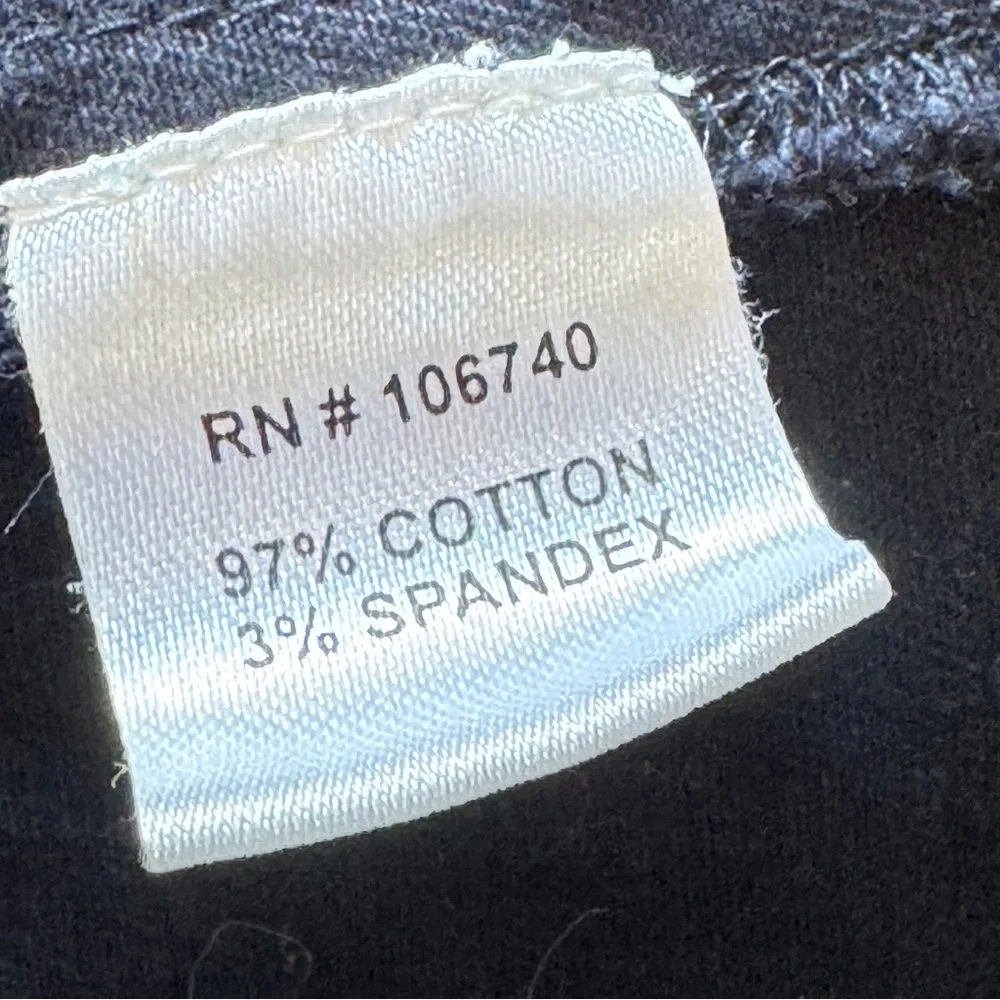 CHADWICKS Vintage Button Front Shirt Dress, Cotton, Safari Navy Sz 16 90s - Picture 12 of 12